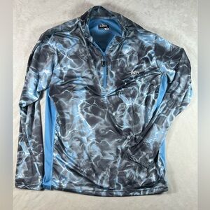 HABIT Large Camo Realtree Performance UV Solar Protection Fishing Boat Shirt